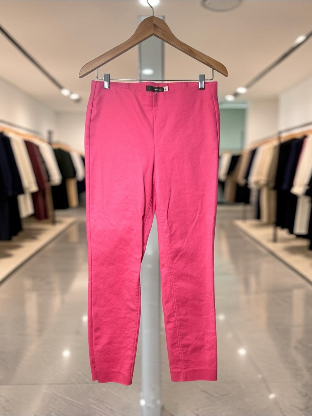 Crosby Pink Cropped Pants‎ Size 4 Preppy Ankle